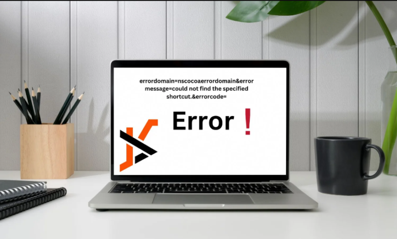 errordomain=nscocoaerrordomain&errormessage=could not find the specified shortcut.&errorcode=4